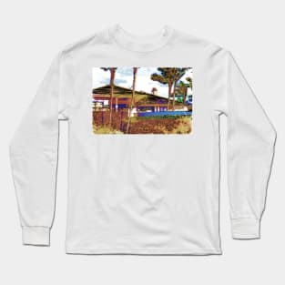 Tropical Modern Home Long Sleeve T-Shirt